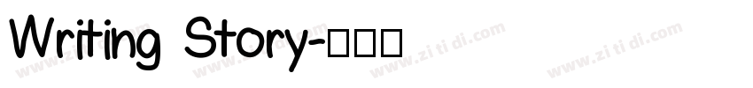 Writing Story字体转换